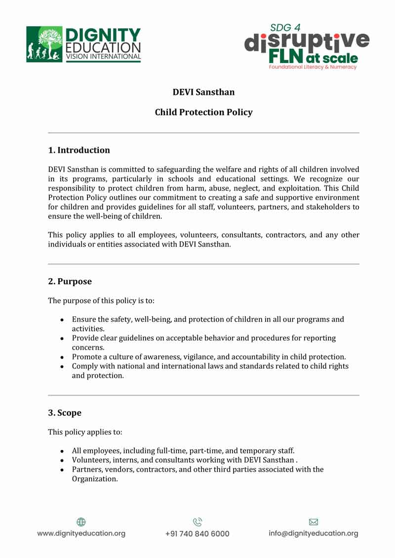 Child Protection Policy