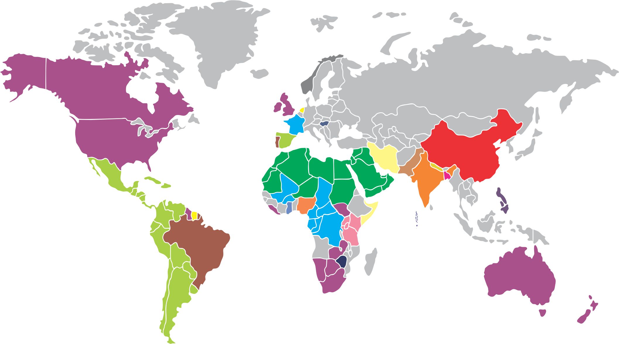 world map