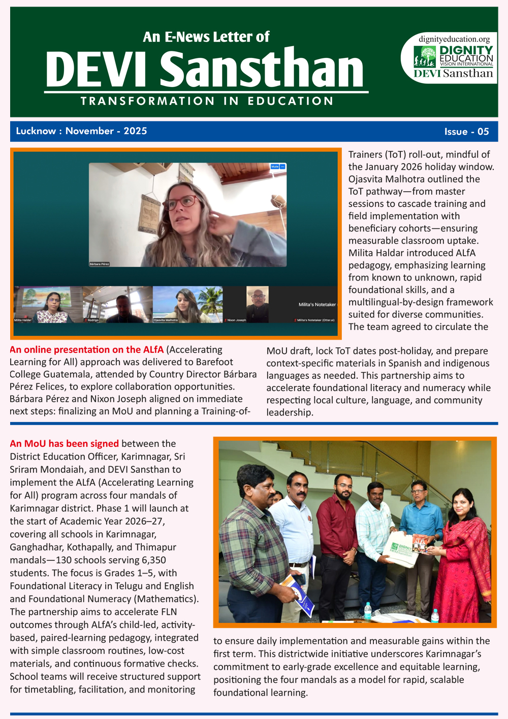 November Newsletter