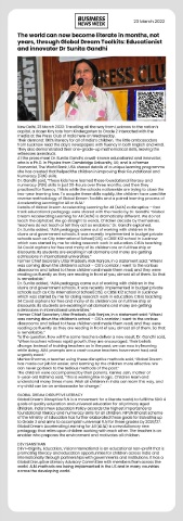 Dignity Education newsletter, page 10