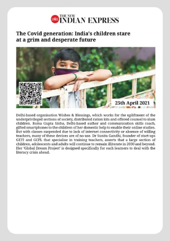 Dignity Education newsletter, page 21
