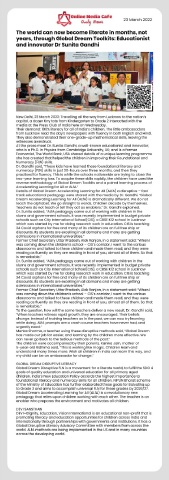Dignity Education newsletter, page 8