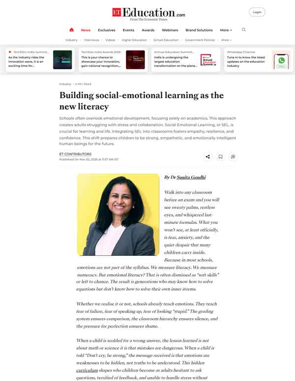 Building Social-emotional Learning as the New Literacy